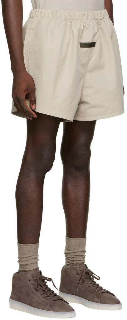 Essentials Gray Cotton Shorts 2