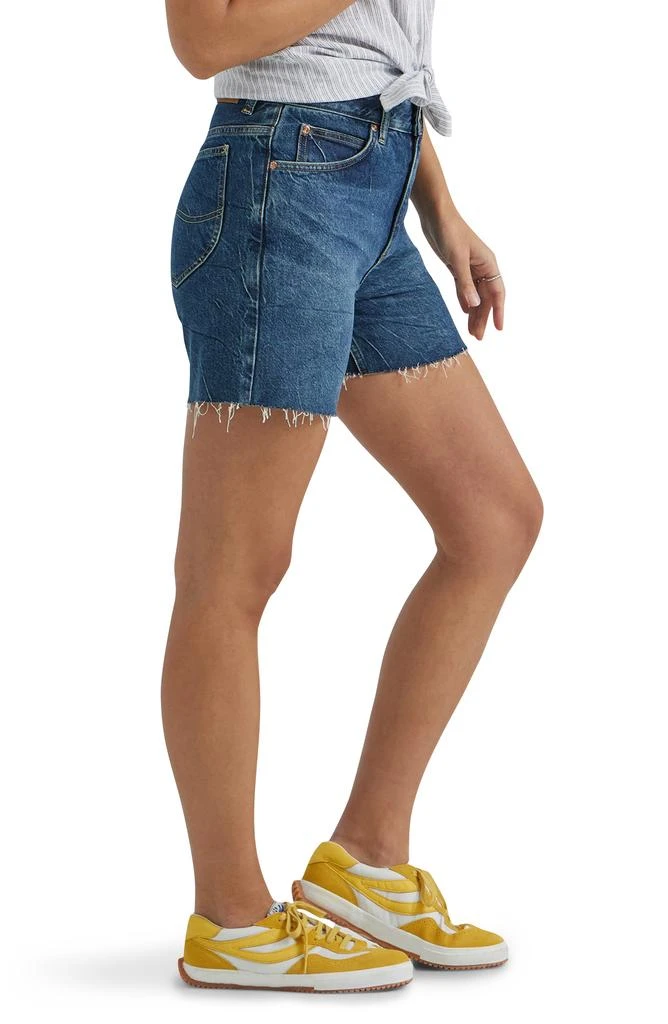 LEE Rider Raw Hem Denim Shorts 5