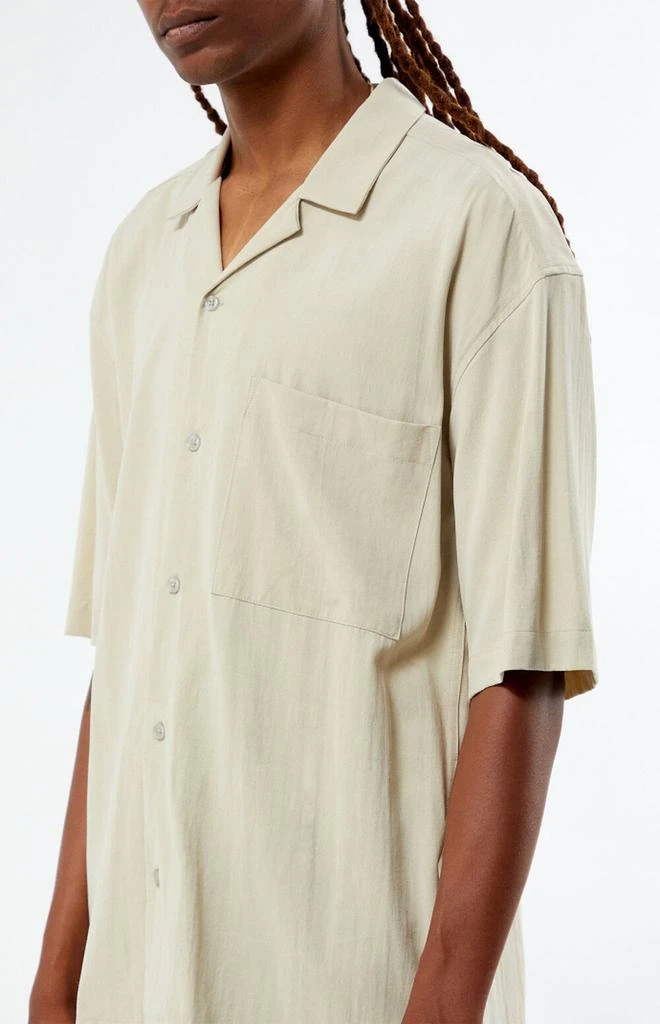 PacSun Suede Tencel Camp Shirt 2