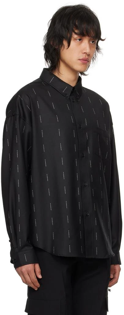 Givenchy Black Jacquard Shirt 2
