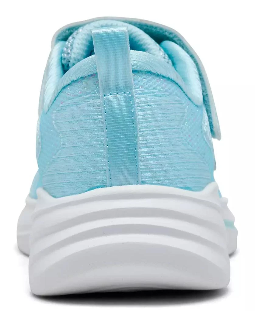 SKECHERS Little Girls' Wave 92 Fastening Strap Casual Sneakers from Finish Line 4