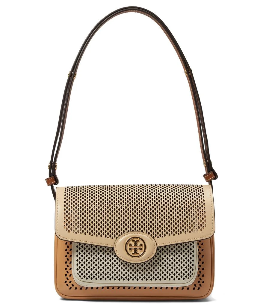 Tory Burch Robinson Perforated Color-Block Convertible Shoulder Bag 1