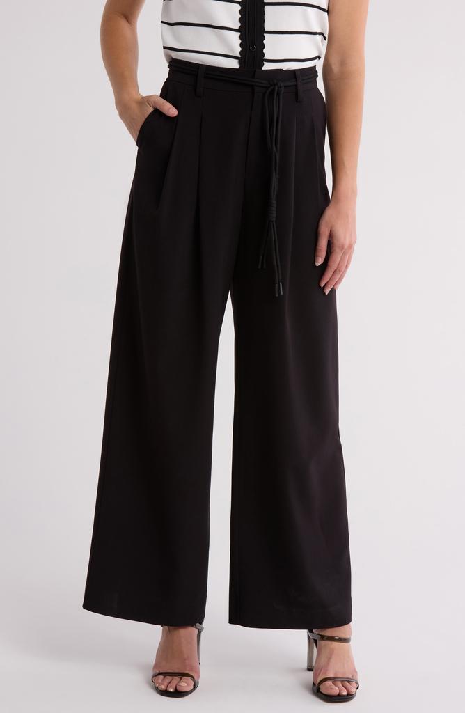 Laundry by Shelli Segal Belted Wide Leg Pants