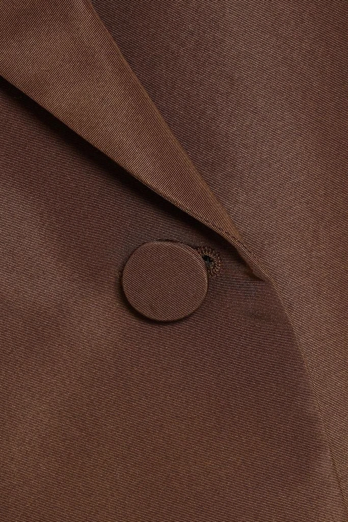 Valentino Double-breasted silk-faille blazer 4