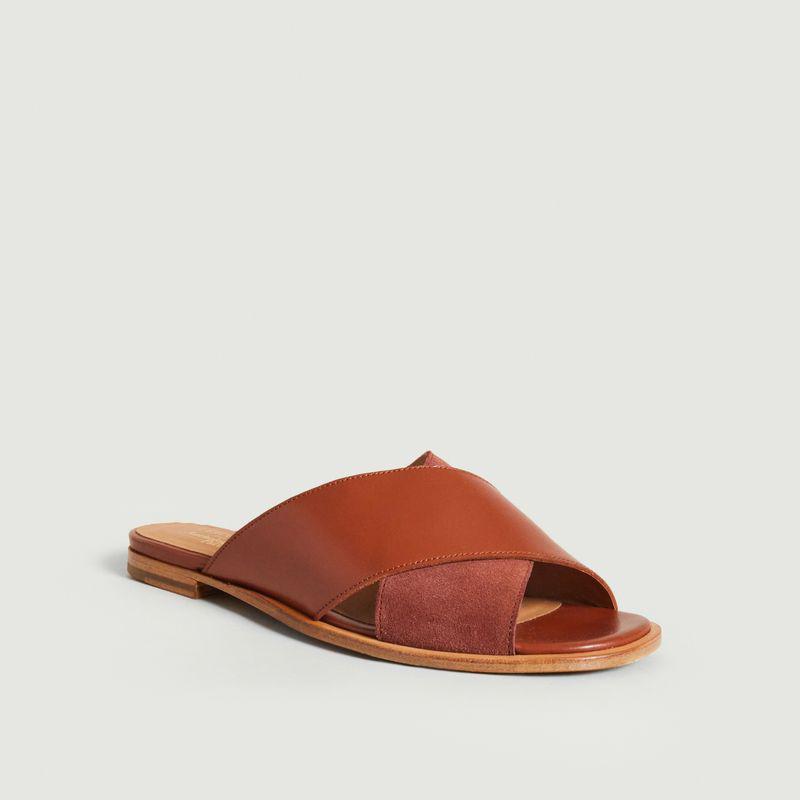 L'Exception Paris Rémie suede open-toe mules L'Exception x Anthology Wine L'EXCEPTION PARIS