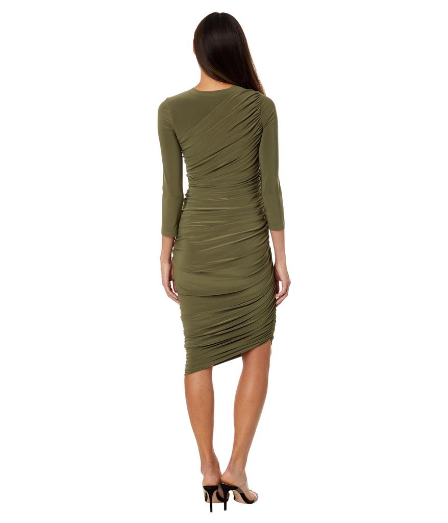 Norma Kamali Long Sleeve Diana Dress To Knee