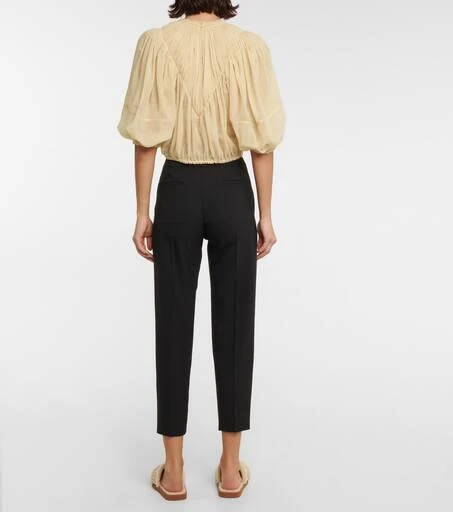 Chloé Pleated virgin wool top 3