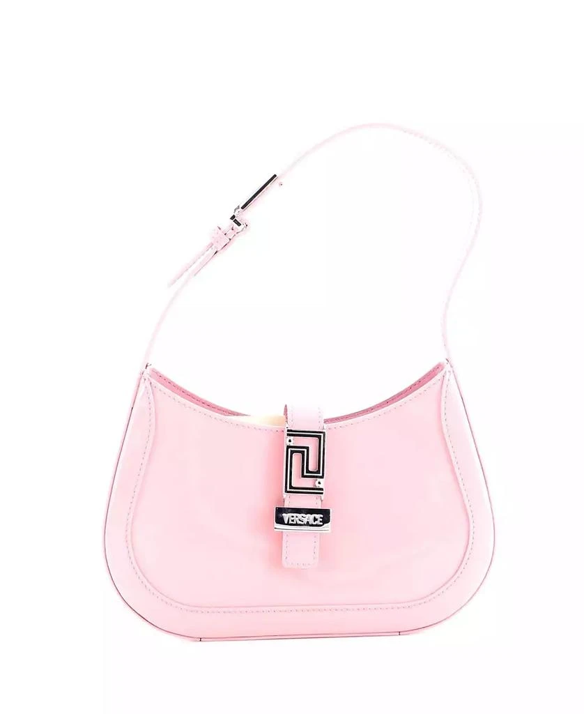 Pre-Owned Versace Small Greca Goddess Hobo Bag Leather