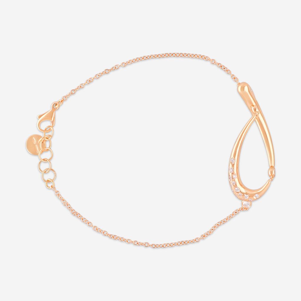 Giloro Giloro 18K Yellow Gold Diamond Chain Bracelet P4645-108R