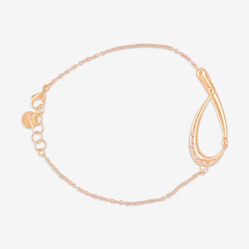 Giloro Giloro 18K Yellow Gold Diamond Chain Bracelet P4645-108R 2