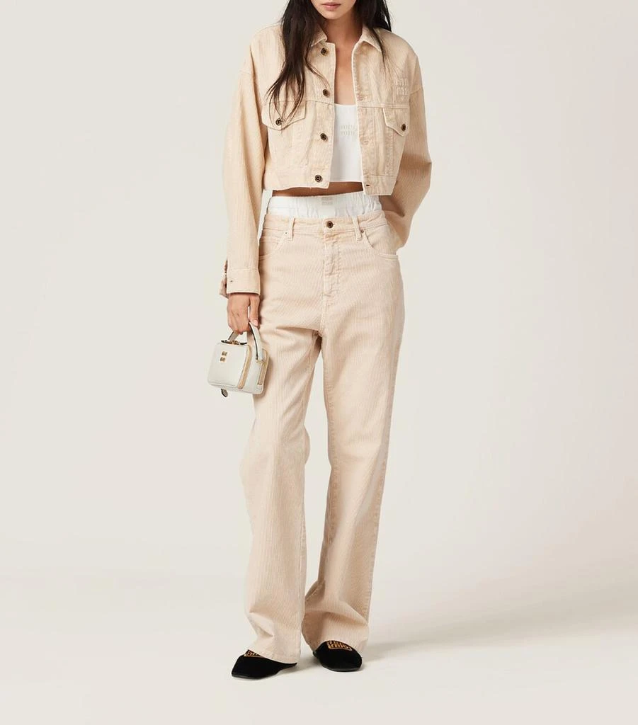 Miu Miu Corduroy Cropped Jacket 2