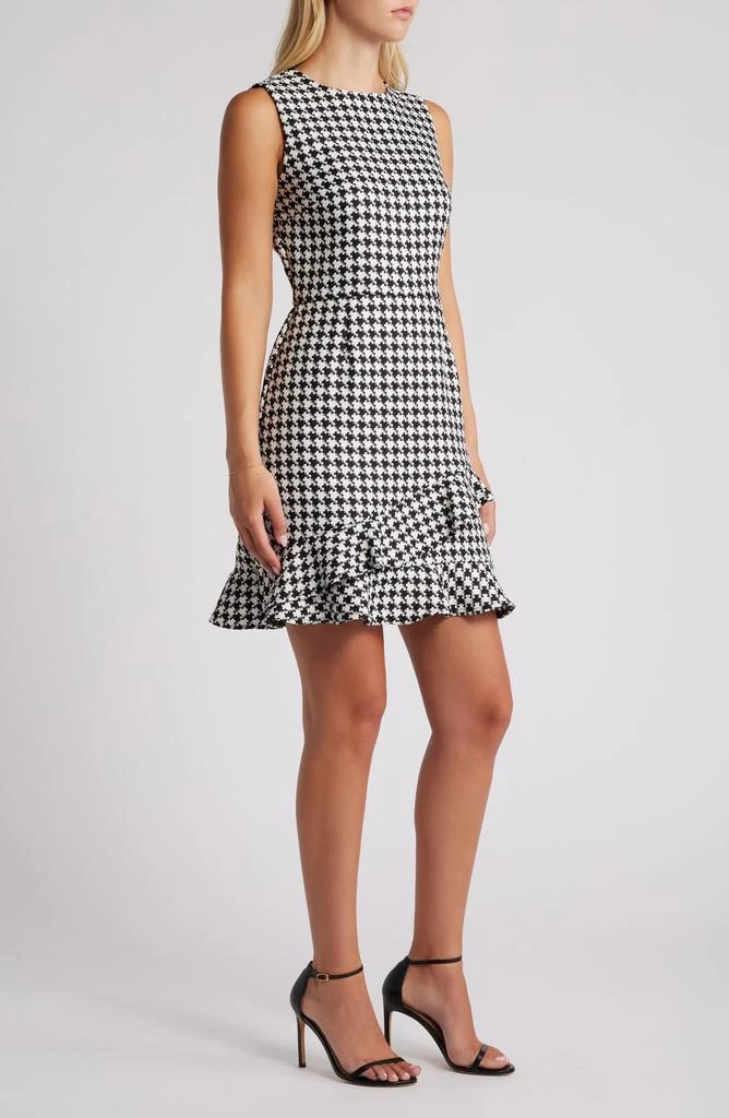 julia jordan Houndstooth Sleeveless Minidress 3