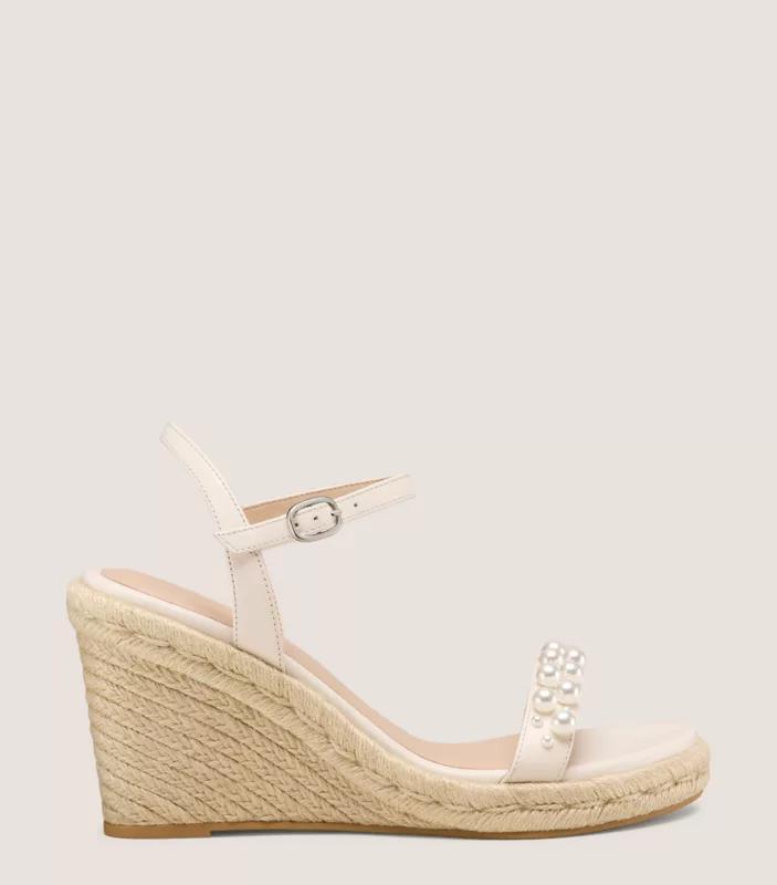 Stuart Weitzman GOLDIE ESPADRILLE WEDGE