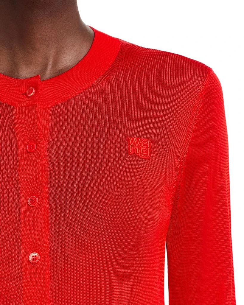 Alexander Wang Cropped Cardigan Sweater 4