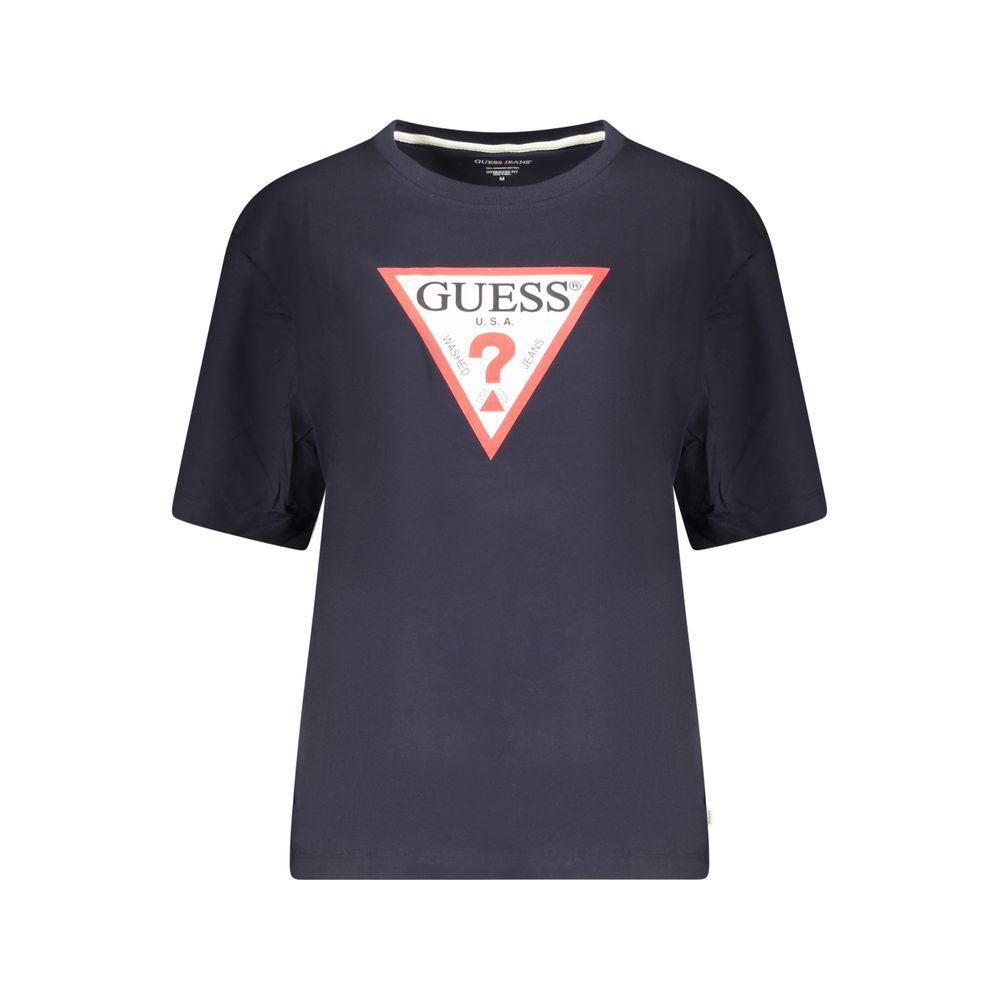 Guess Jeans Guess Jeans Blue Cotton Tops & T-Shirt