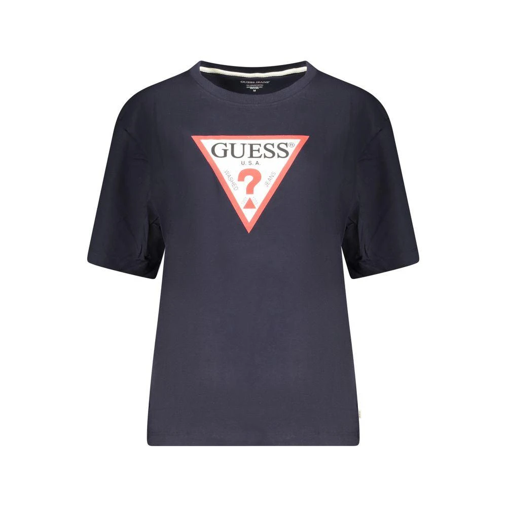Guess Jeans Guess Jeans Blue Cotton Tops & T-Shirt 1