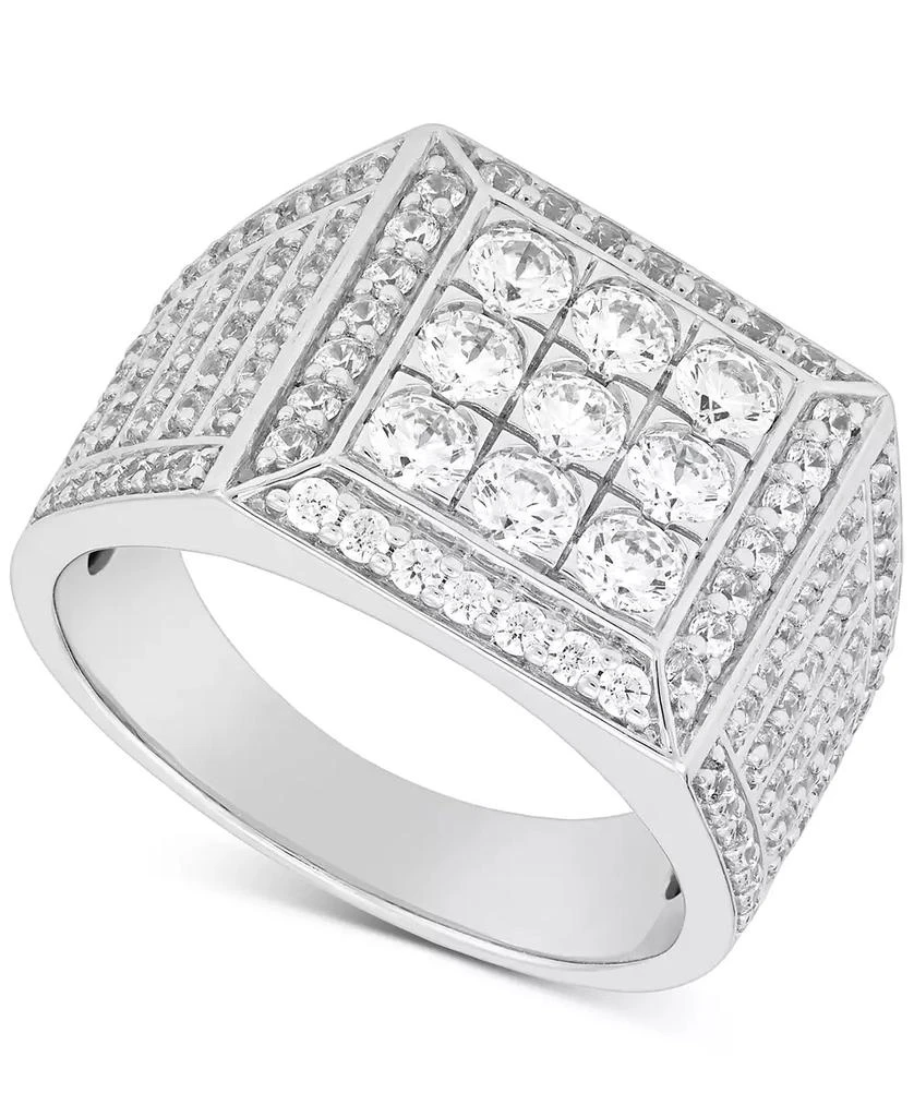 Grown With Love Men's Lab Grown Diamond Square Cluster Ring (2 ct. t.w.) in 10k Gold 1