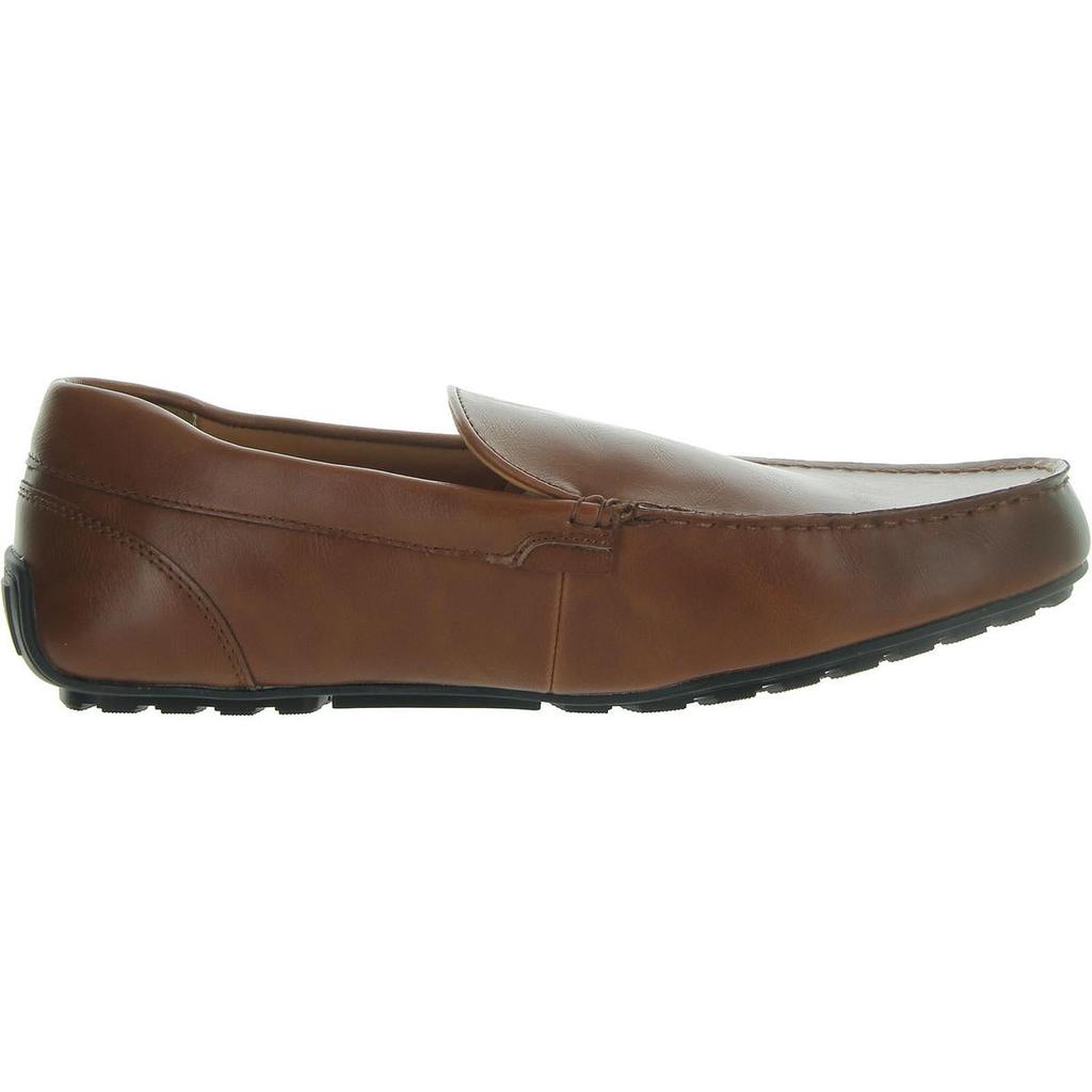 Club Room Martinn Mens Faux Leather Padded Insole Loafers