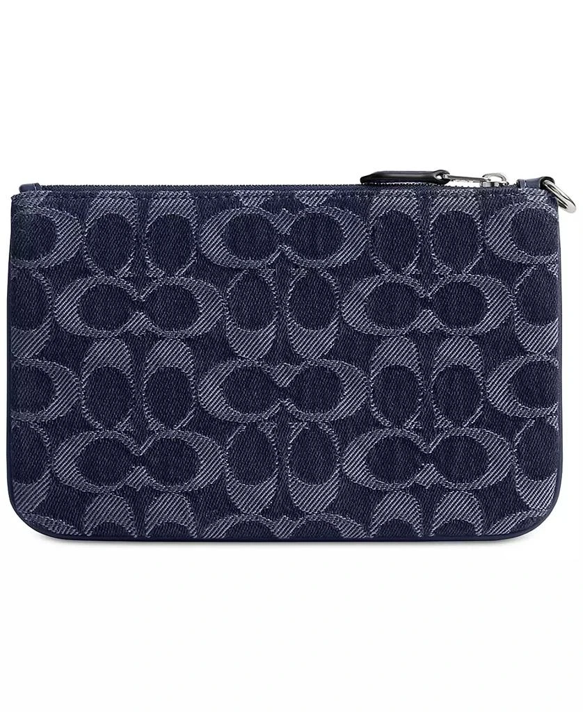 Coach Essential Small Wristlet in Signature Denim 2