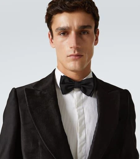 LARDINI Wool and mohair bow tie 2