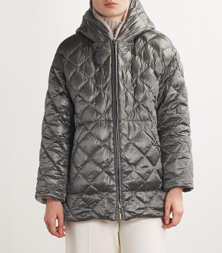 ダウンジャケット・コート MAX MARA THE CUBE | DALIA CAMELWOOL REVERSIBLE DOWN JACKET MAX MARA The Cube Dalia reversible hooded quilted padded