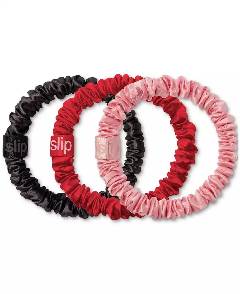 Slip 3-Pc. Pure Silk Skinny Scrunchies Set 1
