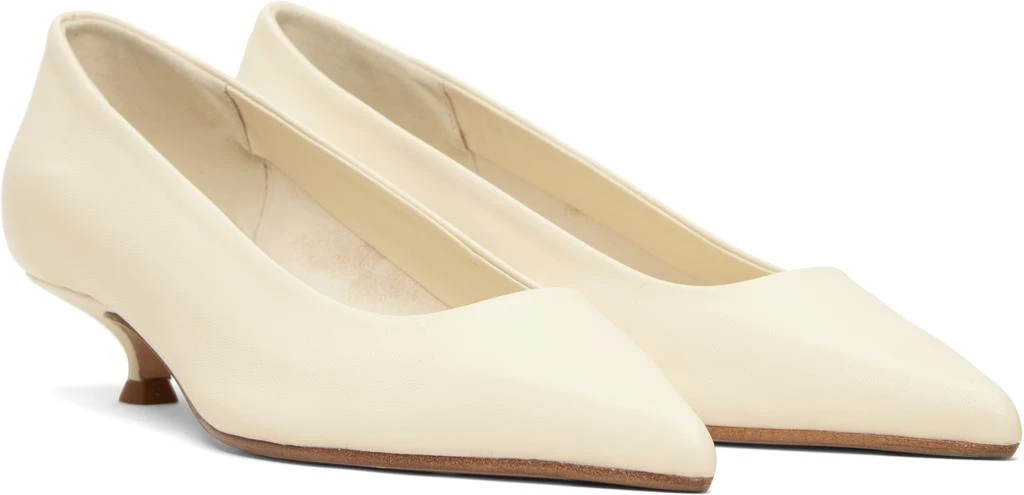 AEYDE Off-White Cari Heels 4