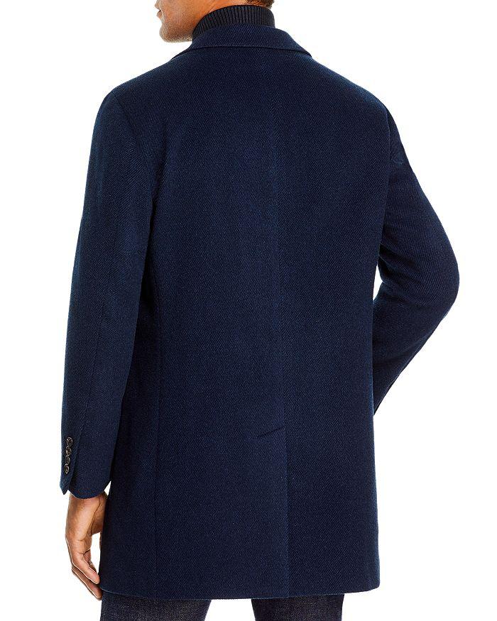 Cardinal of Canada Wool-Cashmere Regular Fit Topcoat With Bib