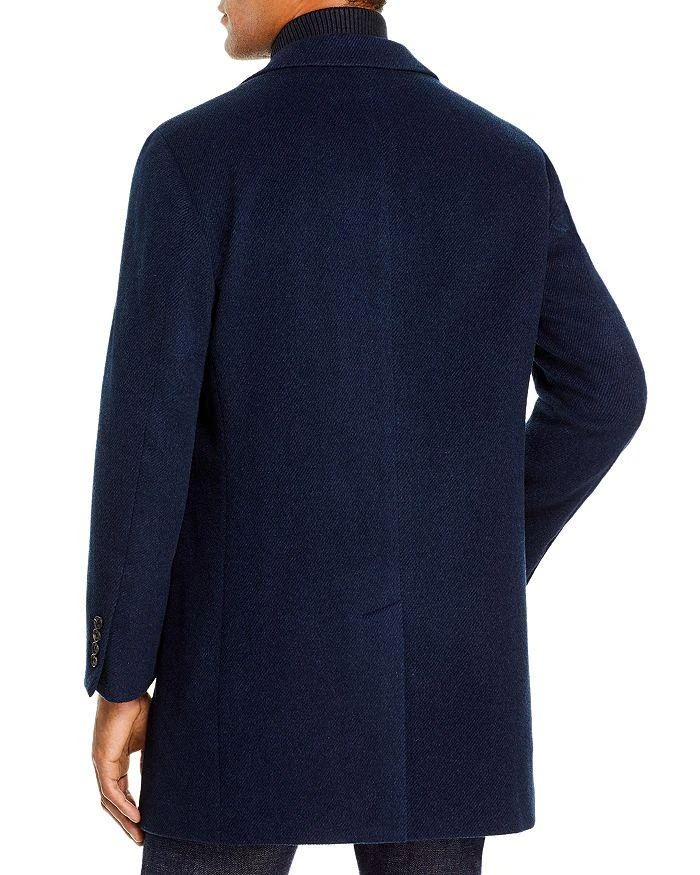 Cardinal of Canada Wool-Cashmere Regular Fit Topcoat With Bib 2