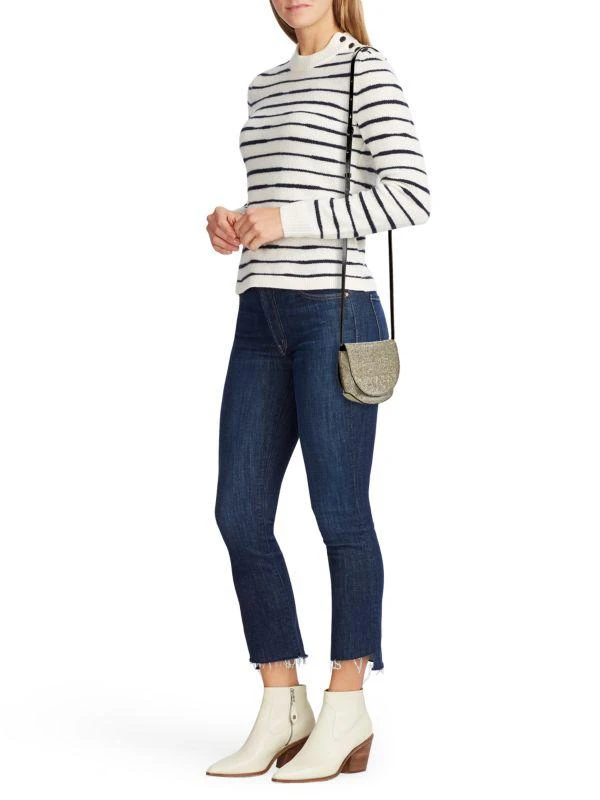 Ganni Metallic Convertible Crossbody Bag 2