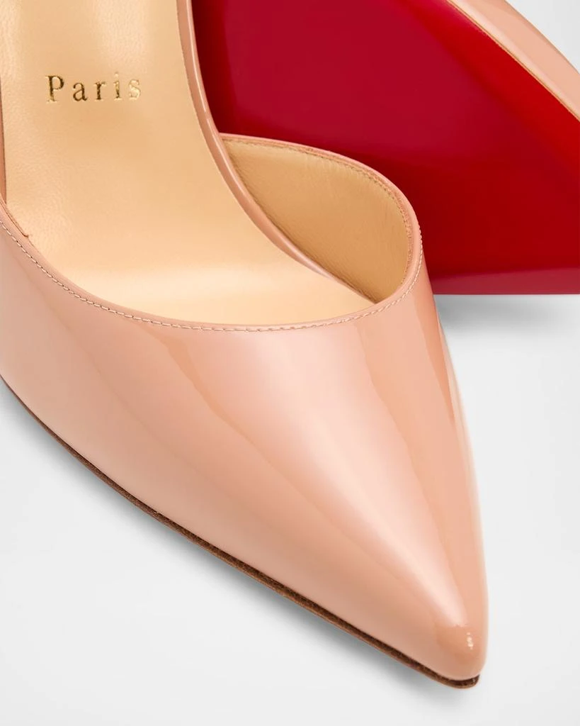 Christian Louboutin 100mm Iriza Patent Open-Side Pumps 9