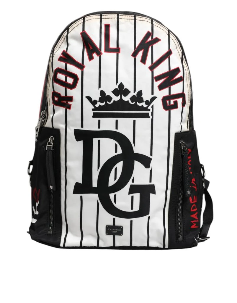 Dolce 
Gabbana Vulcano Royal King Print Men Backpack Men
s Bag (Pre-Owned)