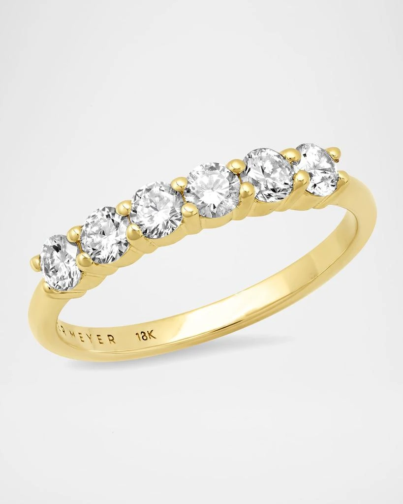 Jennifer Meyer Yellow Gold 4-Prong  Band 1