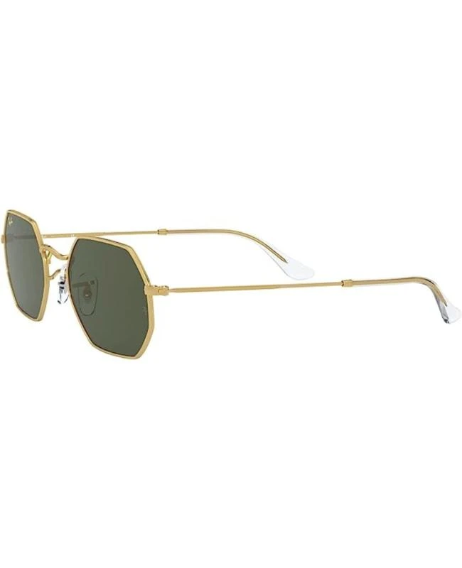 Ray-Ban Ray-Ban Gold Octagonal Metal Green Unisex Sunglasses RB3556N 001 53 3