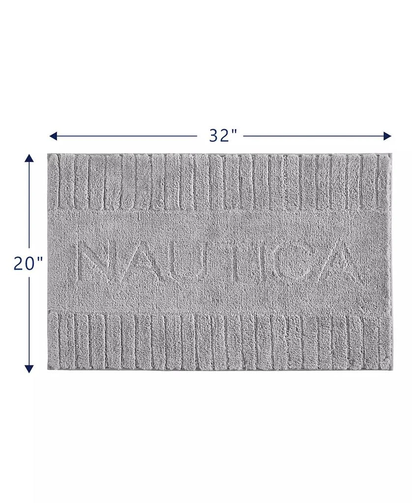 Nautica Logo Knit 2 Piece Bath Rug Set 2