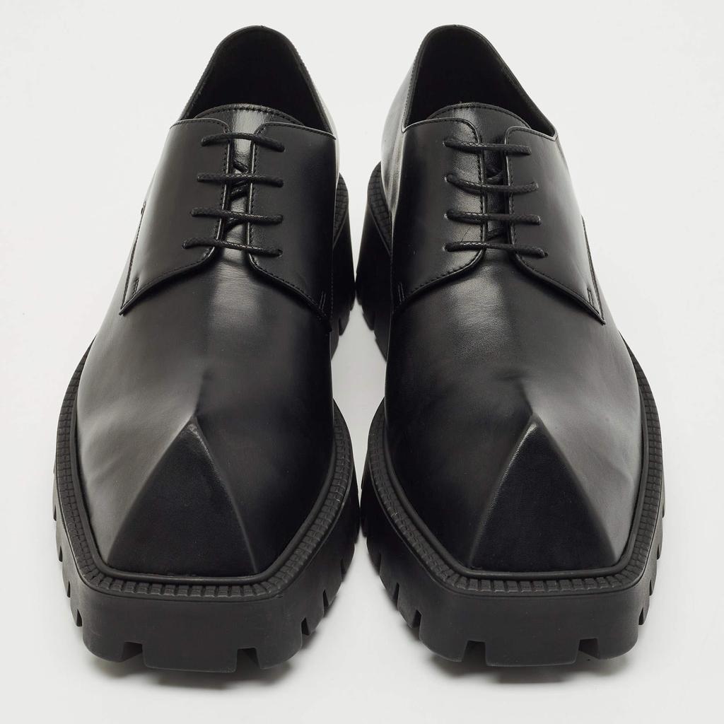 BALENCIAGA RHINO ダービー 42 Shop Balenciaga Black Leather Rhino Derby Size 42 on Sale at