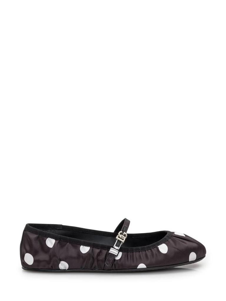 【関税&送料込】Dolce & Gabbana Satin Ballerina Dolce & Gabbana Dolce & Gabbana Satin Ballerina IT-36