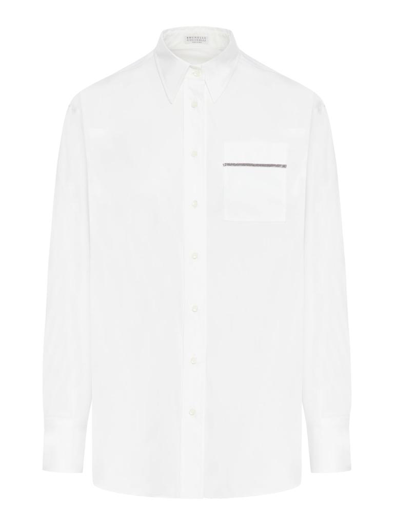 Brunello Cucinelli SHIRT WITH APPLICATIONS