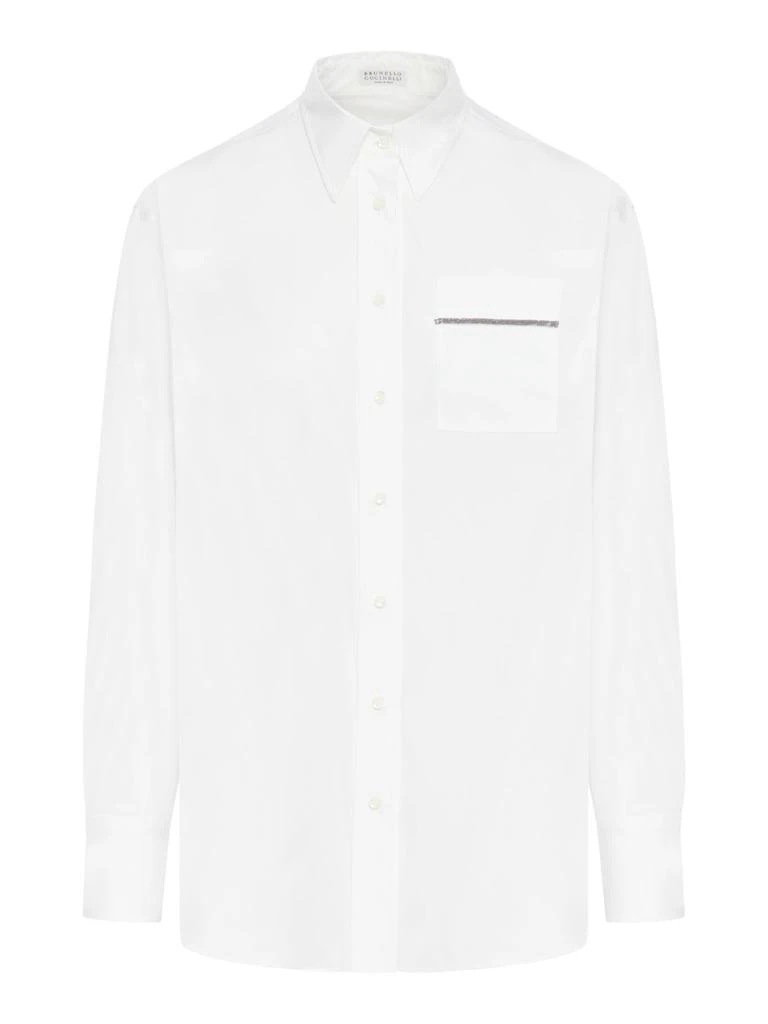 Brunello Cucinelli SHIRT WITH APPLICATIONS 1