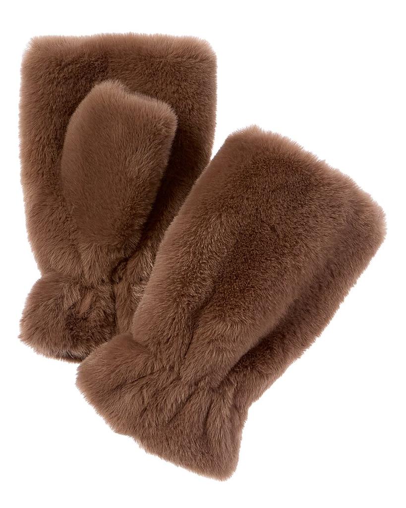 La Fiorentina Fingerless Mittens, Brown