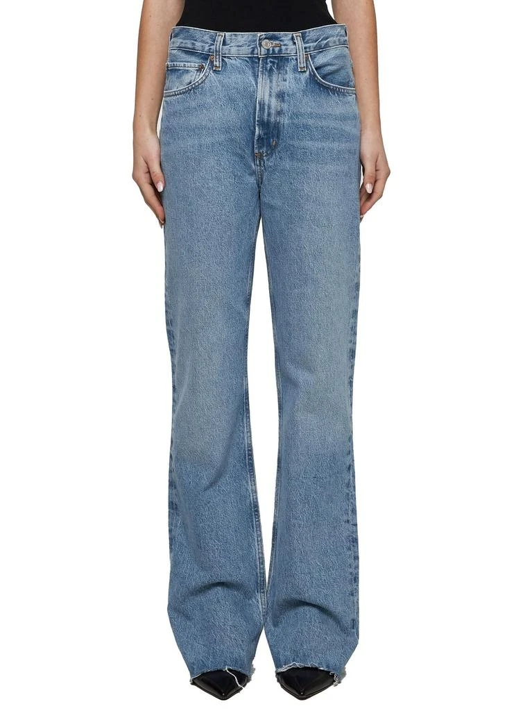 AGOLDE AGOLDE Leena High-Rise Flared-Leg Jeans 2