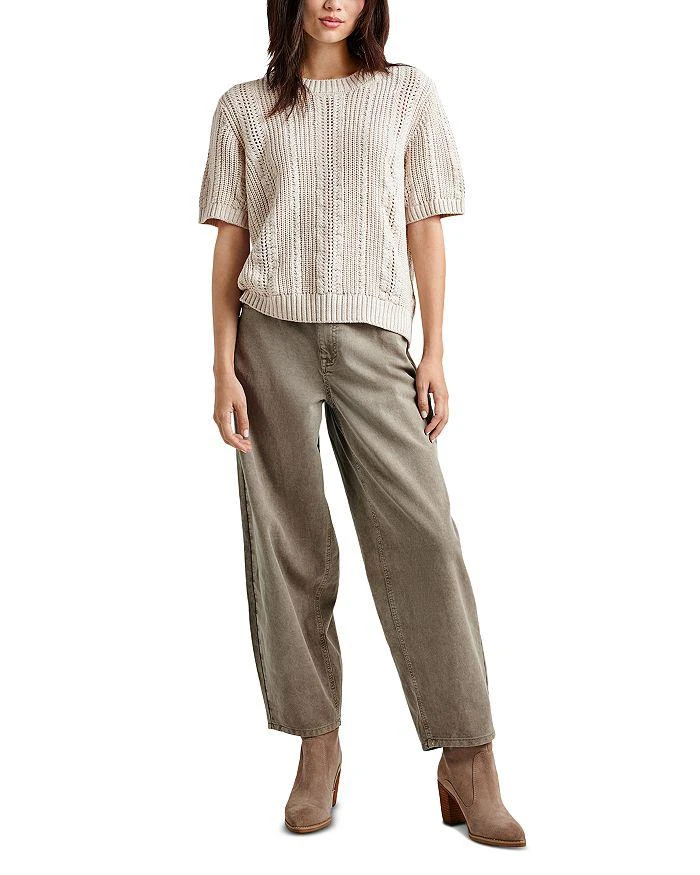 Splendid Lizzie Short Sleeve Sweater  2