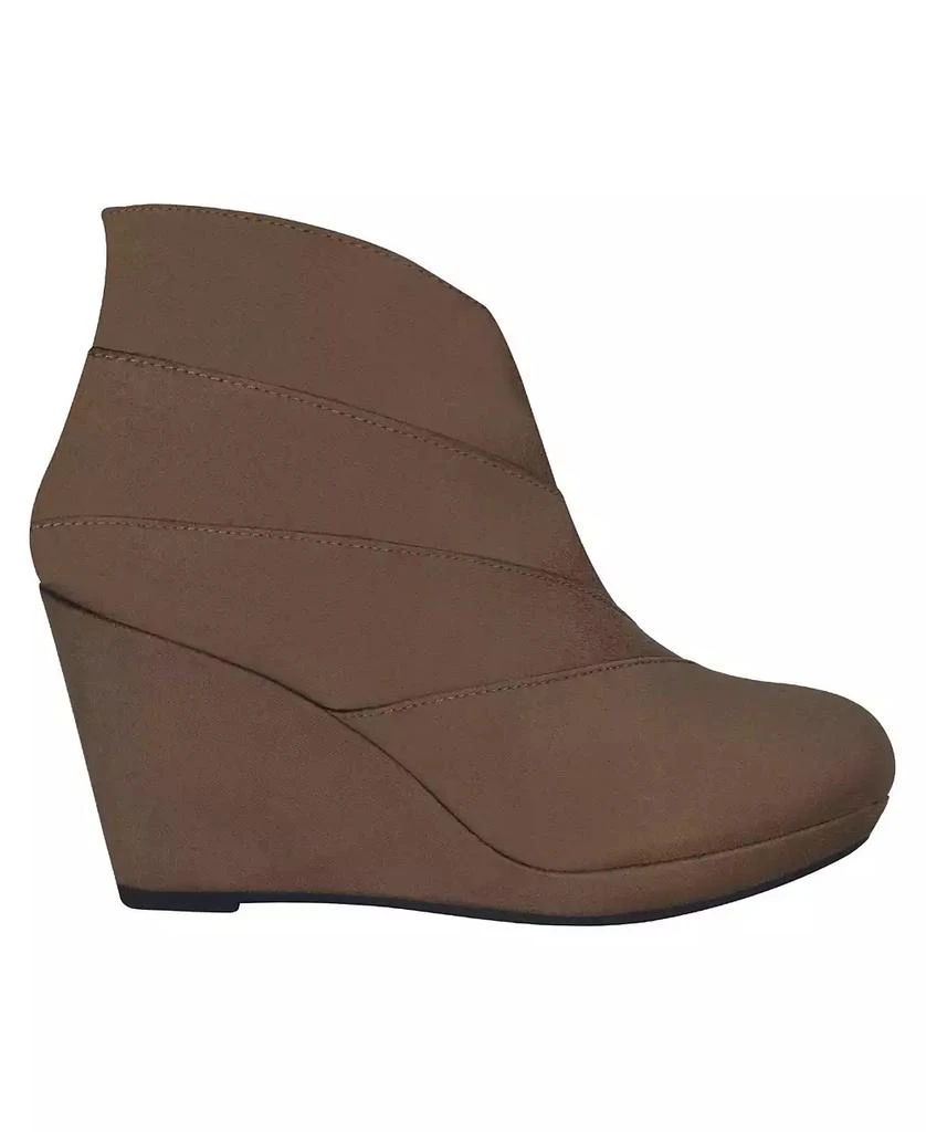 Impo Women's Thorson Memory Foam Platform Wedge Booties 2