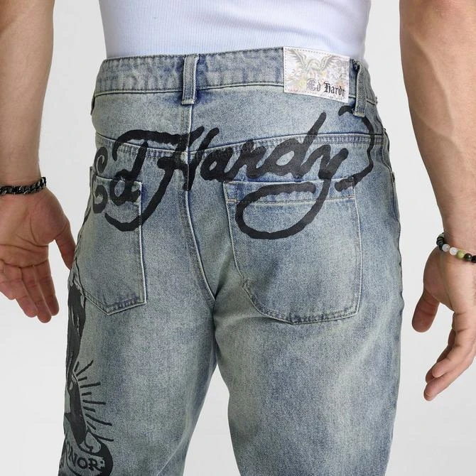 Ed Hardy Men's Ed Hardy Eagle Slim Taper Jeans 5