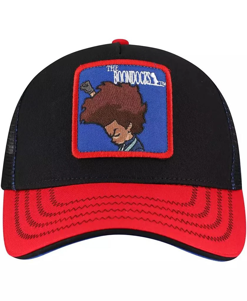 Virtual Thread Men's Black The Boondocks Huey Trucker Adjustable Hat 2