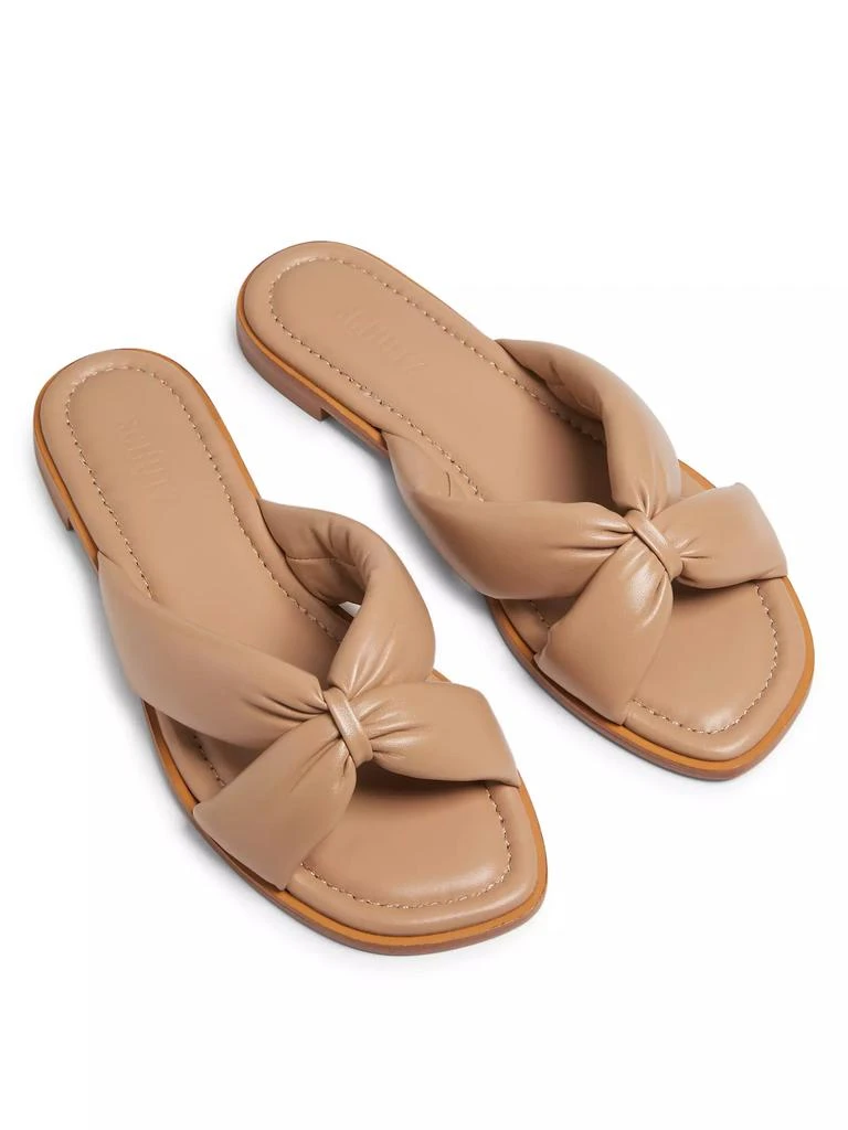 Schutz Fairy Padded Leather Sandals 4