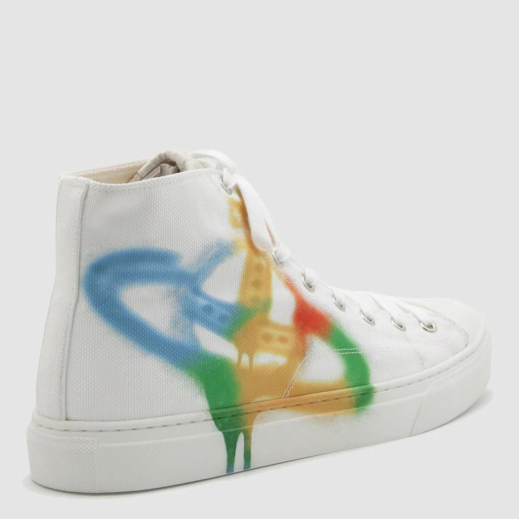 Vivienne Westwood White Plimsolls High Top Sneakers 2