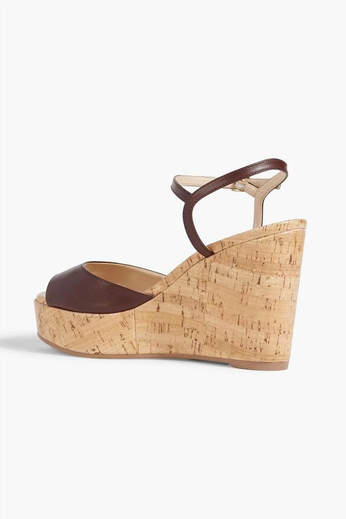 Stuart Weitzman Palmina leather wedge sandals 3