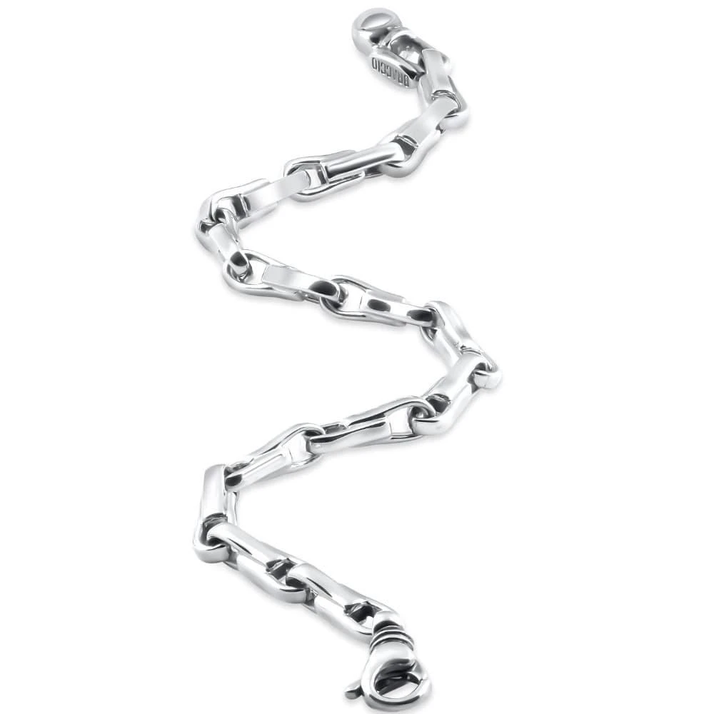 Pompeii3 Men
s 14k Gold (25gram) or Platinum (39gram) 6mm Link Bracelet 8.5" 3