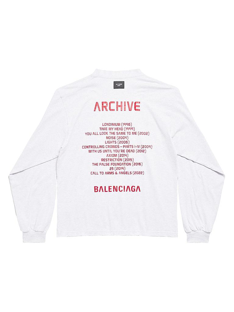 Balenciaga Balenciaga Music Archive Series Connected Long Sleeve T